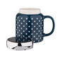 Cană din porțelan cu capac Altom Easy Morning Star, 420 ml