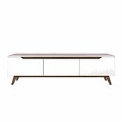 Televizní stolek Dita White and Walnut
