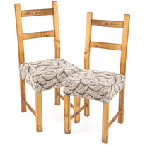 4Home Elastyczny pokrowiec na siedzisko na krzesło Comfort Plus Nature, 40 - 50 cm, komplet 2 szt.