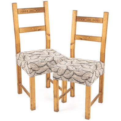4Home Napínací potah na sedák na židli ComfortPlus Nature, 40 - 50 cm, set 2 kos