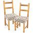 4Home Sitzbezug Comfort Plus Natur, 40 - 50 cm, 2er-Set