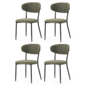 Set de scaune de sufragerie CT-W1021 GRN2, 4 buc
