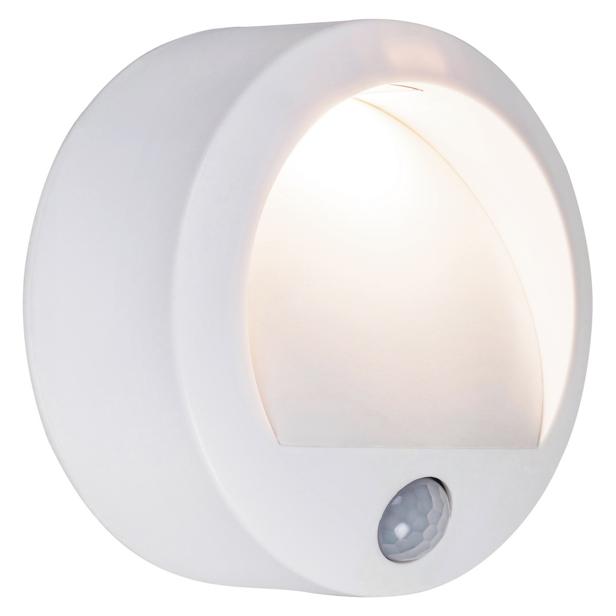 Obrázok Rabalux LED Vonkajšie nástenné svietidlo so senzorom LED/1,5W/3xAA IP44 biela RL7980