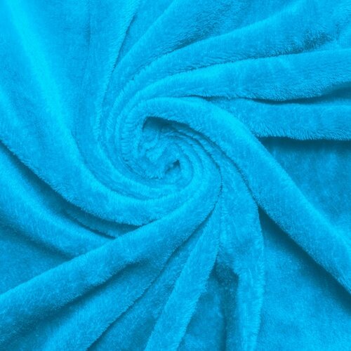 Простирадло з мікроплюшу бірюзовий, 90 x 200 см