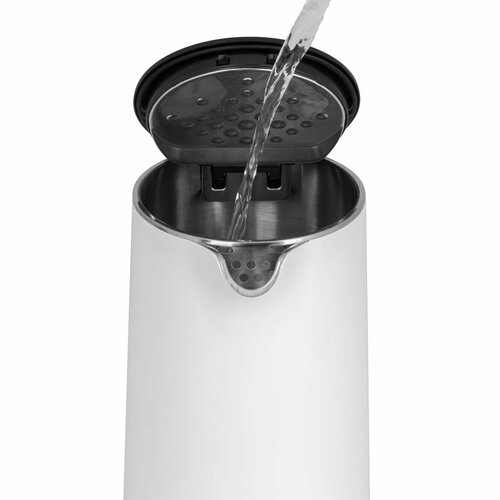 Concept RK3300 Czajnik elektryczny ze stali nierdzewnej Salt & Pepper 1,5 l, biały