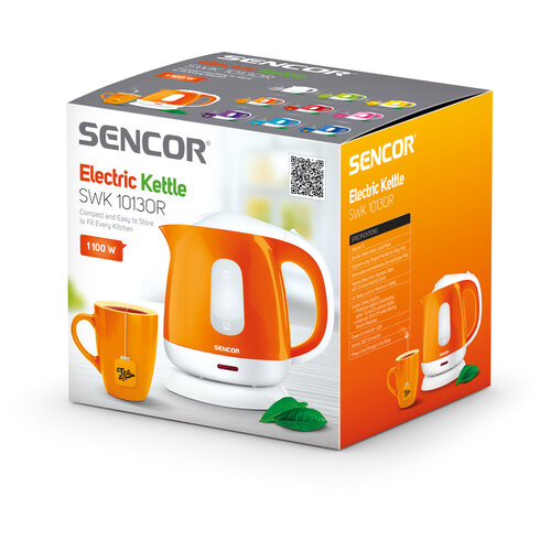 Sencor SWK 1013OR elektromos vízforraló, narancsszínben