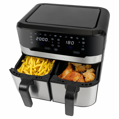 ProfiCook FR 1242 dupla forrólevegős fritőz
