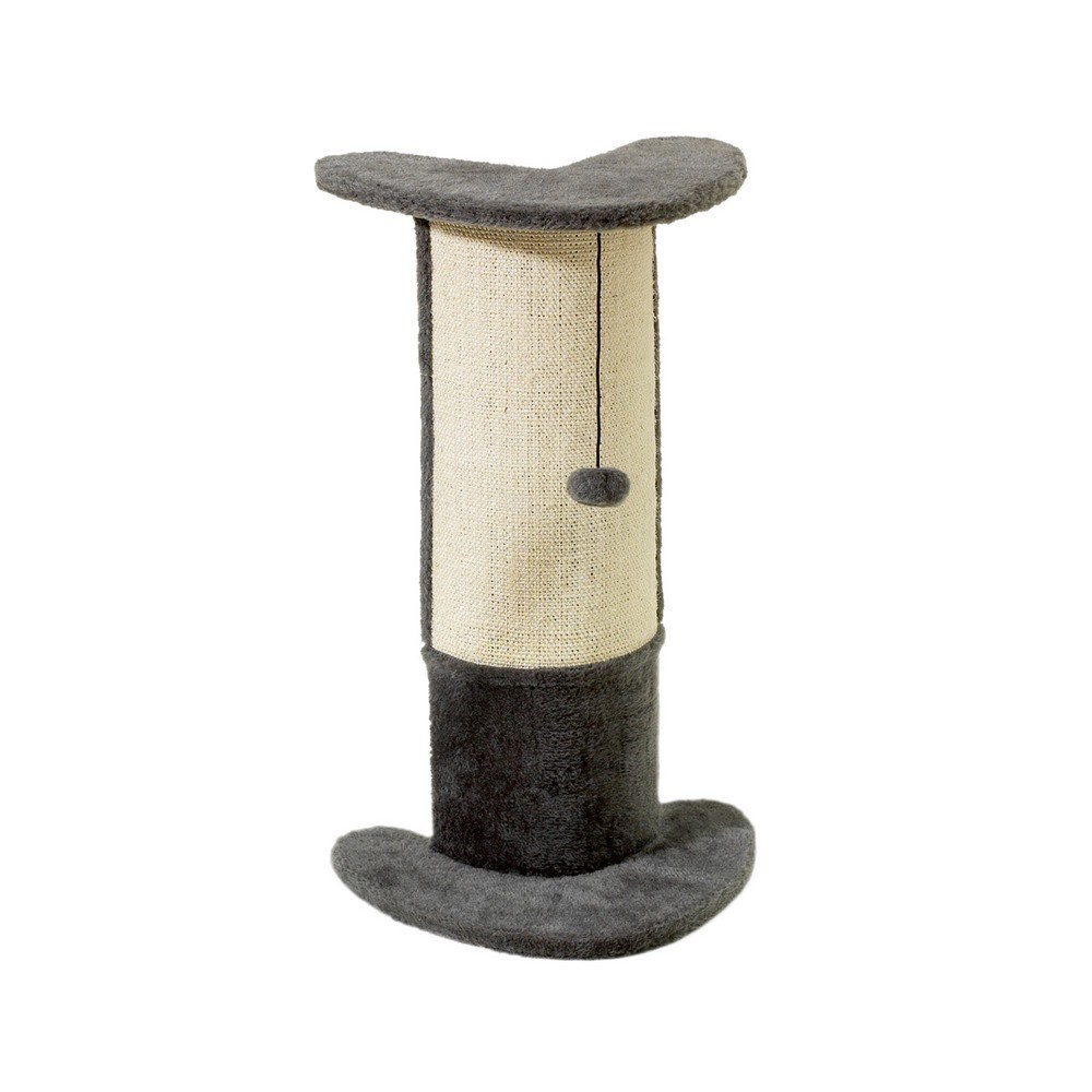 Karlie-Flamingo Škrabadlo rohové s povrázkom sivá, 29 x 21 x 71 cm