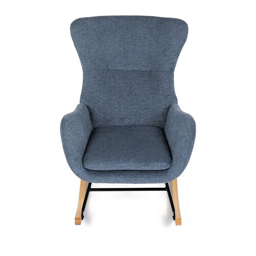 Fotel bujany BLUE2, niebieski