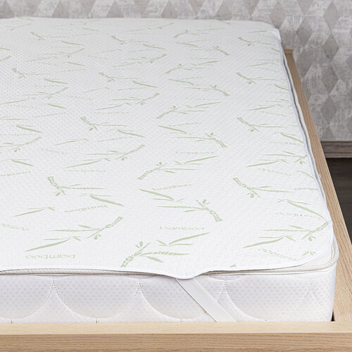 4Home Bamboo Matratzenschoner mit Gummi, 90 x 200 cm