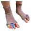 Multicolor gyerek lábujj elválasztó zokni, méret 27-30