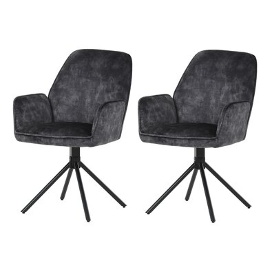 Set de scaune de sufragerie HC-511 BK4, 2 buc.