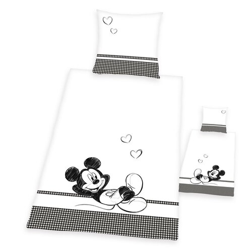 Pościel Mickey Mouse partner new, 140 x 200 cm, 70 x 90 cm