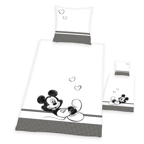 Povlečení Mickey Mouse partner new, 140 x 200 cm, 70 x 90 cm