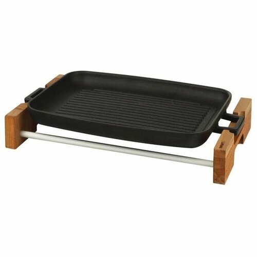 LAVA Metal Placă de gătit din fontă, 31 x 42 cm