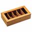 Kesper 58900 Organizer na herbatę bambusowy, 5 przegródek, 36 x 20 x 9 cm
