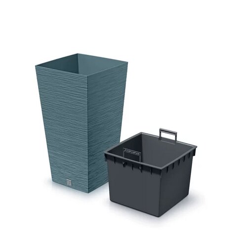 FURU SQUARE virágtartó 29,5 cm, szürke