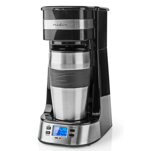Nedis KACM310FBK osobný kávovar s termohrnčekom, 420 ml
