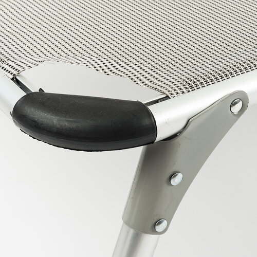 Leżak z daszkiem, szary