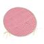 Bellatex Sitzkissen Berta rund glatt Karo rot,Durchmesser 40 cm