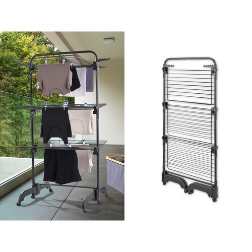 Uscător metalic Leifheit Comfort Tower 420 Black 81691