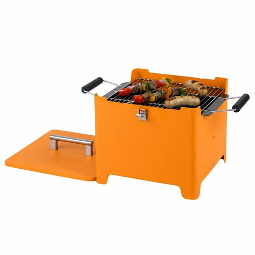 Tepro 1144 Gril Chill&Grill Cube, oranžová, 54 x 36 x 35 cm