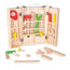Classic world Set of wooden tools, 35 pieces