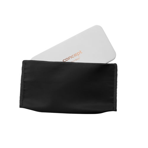 Concept KZ2010 kieszonkowe lusterko kosmetyczne zoświetleniem LED, białe