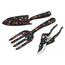 Garvia Set de instrumente de grădină 3pcs Floriîntunecate