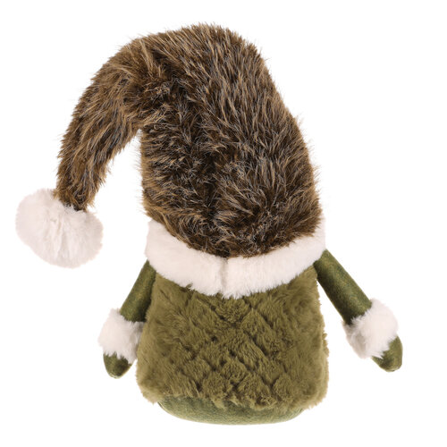 Karácsonyi dekoráció Tündér  álló, magasság 30 cm, zöld/fehér