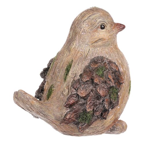 Polyresinový vtáčik Glery, 13 x 17 x 15,5 cm