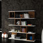 Knihovna Wind White Walnut
