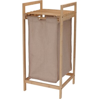 Koš za umazano perilo Bamboo, 33 x 73 x 33 cm