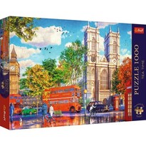 Trefl Puzzle Premium Plus Čajový čas: Pohľad na Londýn, 1000 dielikov