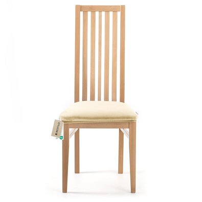 Restilo Napínací poťah na sedák na stoličku Sento svetlobéžová, 40 x 40 + 5 cm