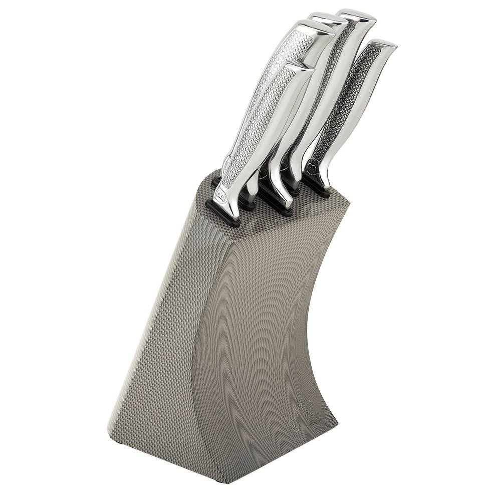 Berlinger Haus 6-dielna sada nožov v stojane Kikoza Collection, sv. sivá