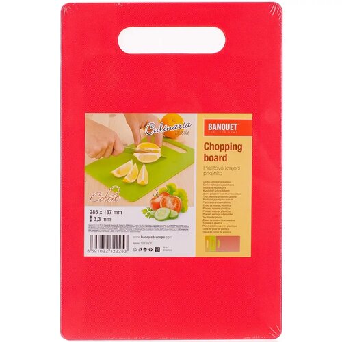 Banquet Kunststoff-Schneidebrett Culinaria Plastia, 18,7 x 28,5 cm