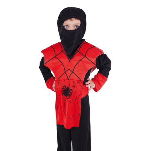 Rappa Dětský kostým Červený ninja, vel. S