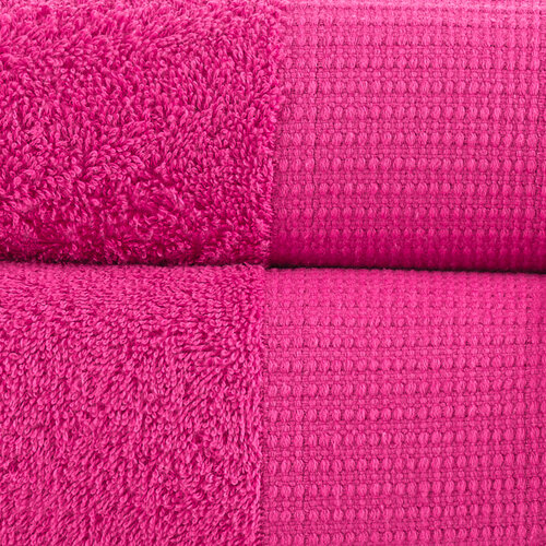 4Home Elite Badetuch- und Handtuchset rosa , 70 x 140 cm, 50 x 100 cm