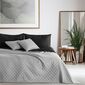 DecoKing Axel Tagesdecke Grau/Schwarz, 170 x 210 cm