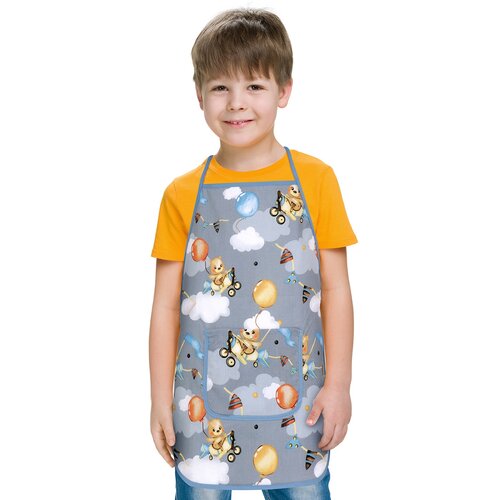 Bellatex Дитячий фартух Ведмедик в літаку, 37 x 47 см