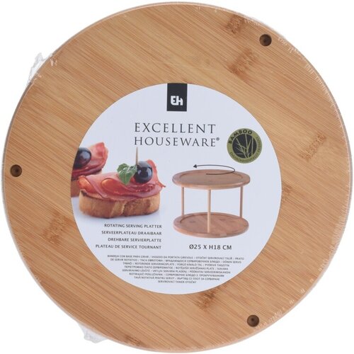 EH Drehbarer Etagere Lazy Susan, 25 x 18 cm