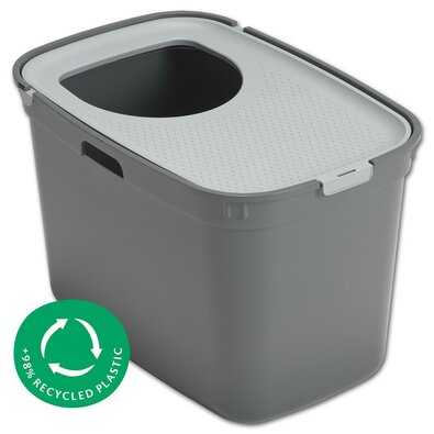 Moderna Toaleta za mačke Top Cat siva, 59 x 39 x38 cm