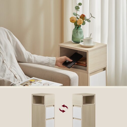 Beistelltisch E1065, Eiche