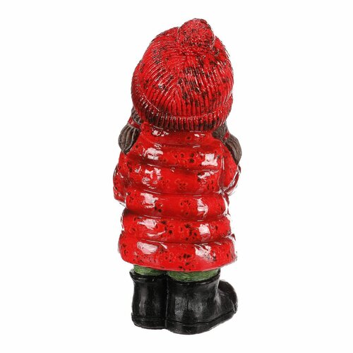 Ozdoba świąteczna Dziewczynka z misiem, ceramikaMgO, 36 cm