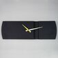 Nástěnné hodiny Origami APS097, Black, 16 x 49 cm