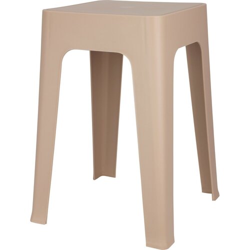 Plastični stolček Mallys rjav, 33 x 47 x 33 cm,zložljiv
