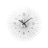 Zegar ścienny Lavvu Crystal Lines LCT1140 srebrny, śr. 49 cm
