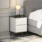 Noční stolek Imaj White Marble