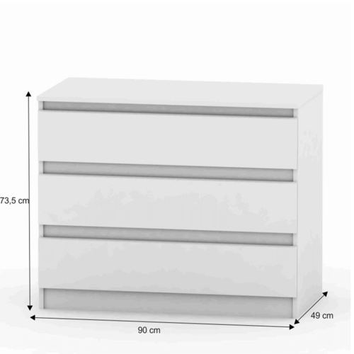 Komoda HANY NEW 003, biała